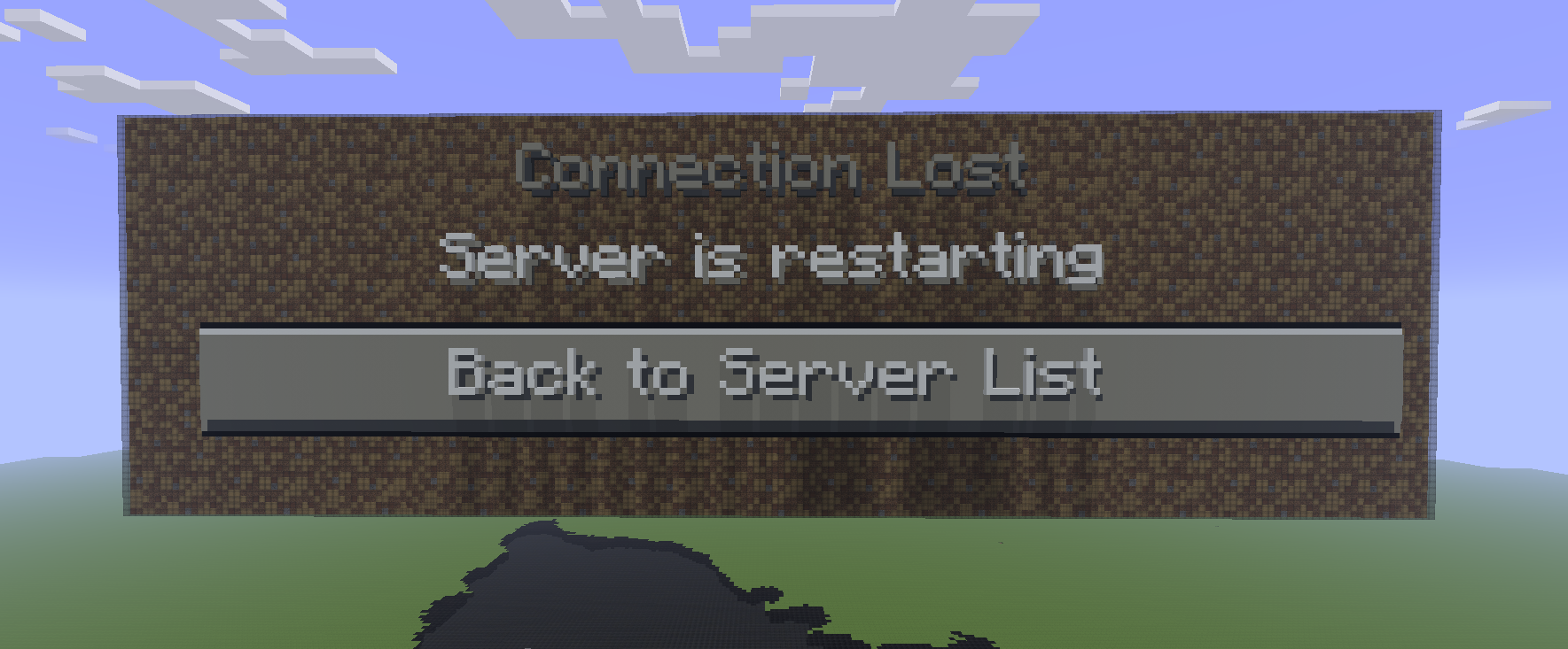 The server after trying to handle around 3,709 entites, built by me.