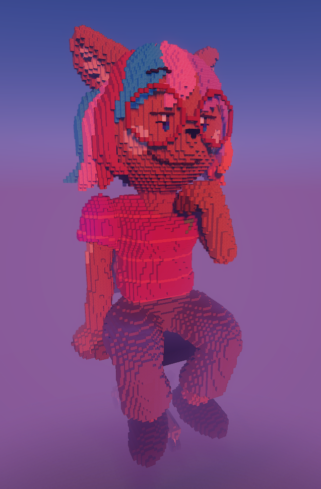 Sildur's shaders, left 3/4 angle (without lenses).