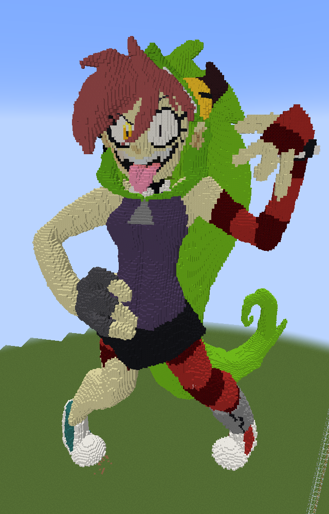 Front view, no shaders
