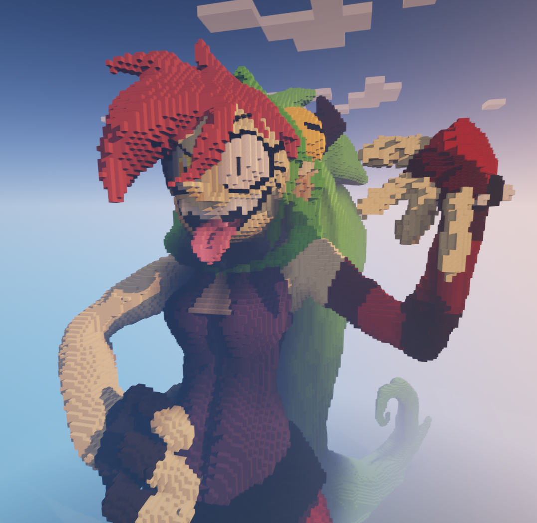 In-game screenshot with shaders, up-close.