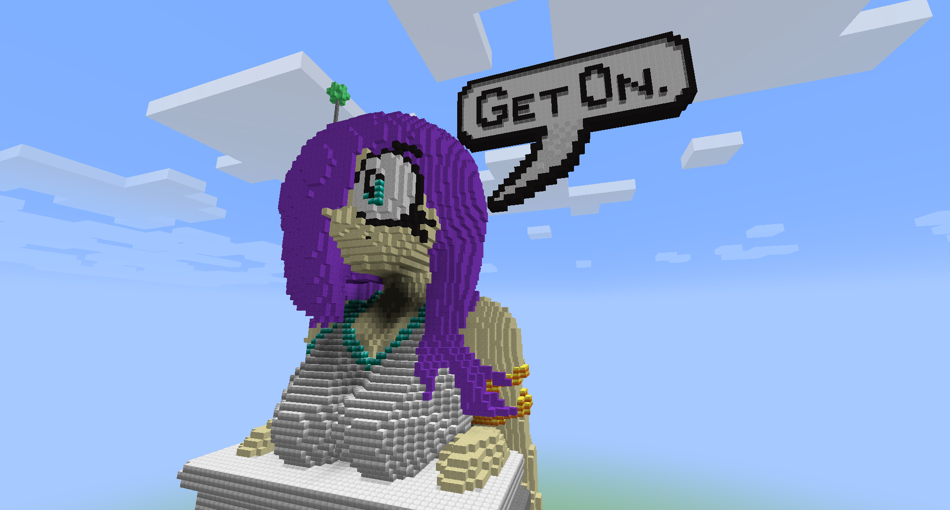 Right 3/4 closeup. Resource pack used was Golden Days.