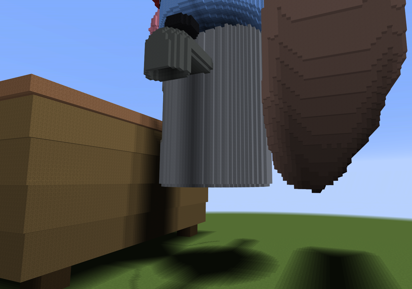 For the curious, the chair was only partially built.
