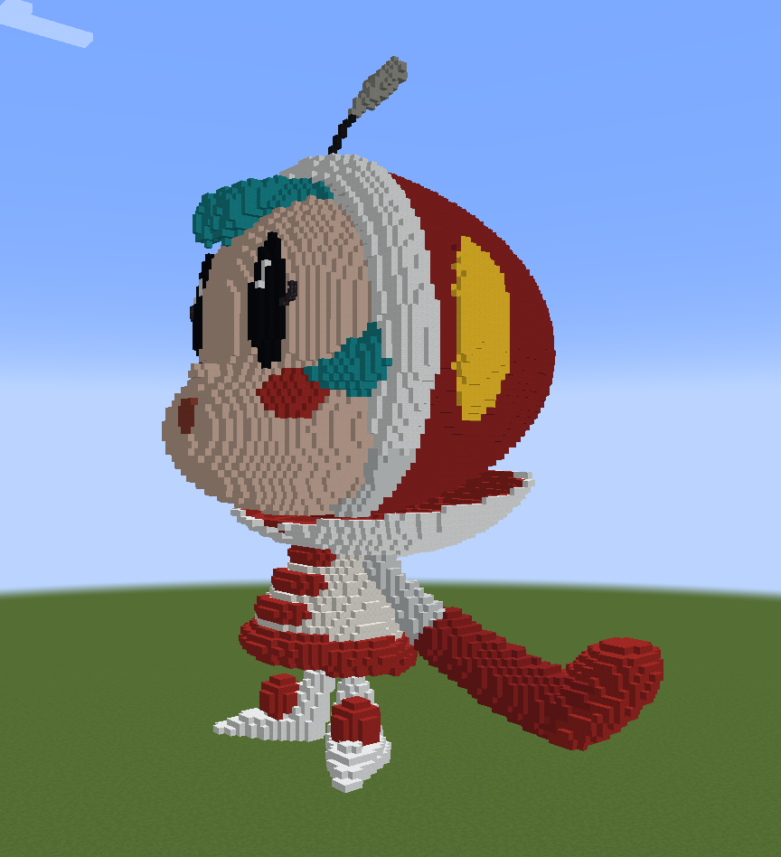 Right side view, no shaders.