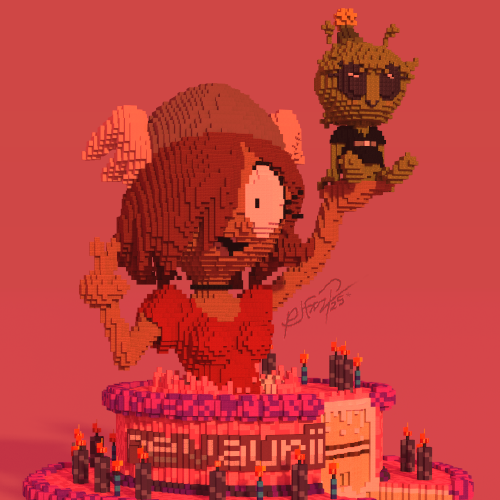 Auri (@revaurii) 2023 Birthday Cake