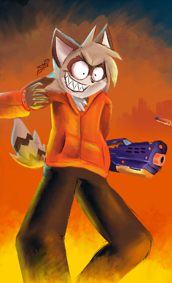 Hell on Nerf (Art Fight 2026, bekzii and Basinga)