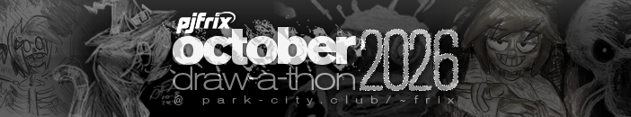 the pjfrix october draw-a-thon 2026